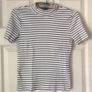 Forever 21 Ribbed Mock Turtleneck